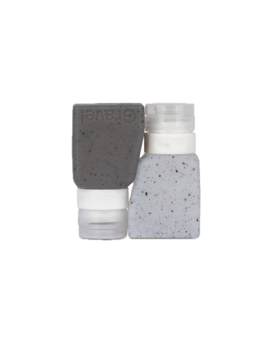 Gravel 88 ml Flasker 2-pakning Clear Gray