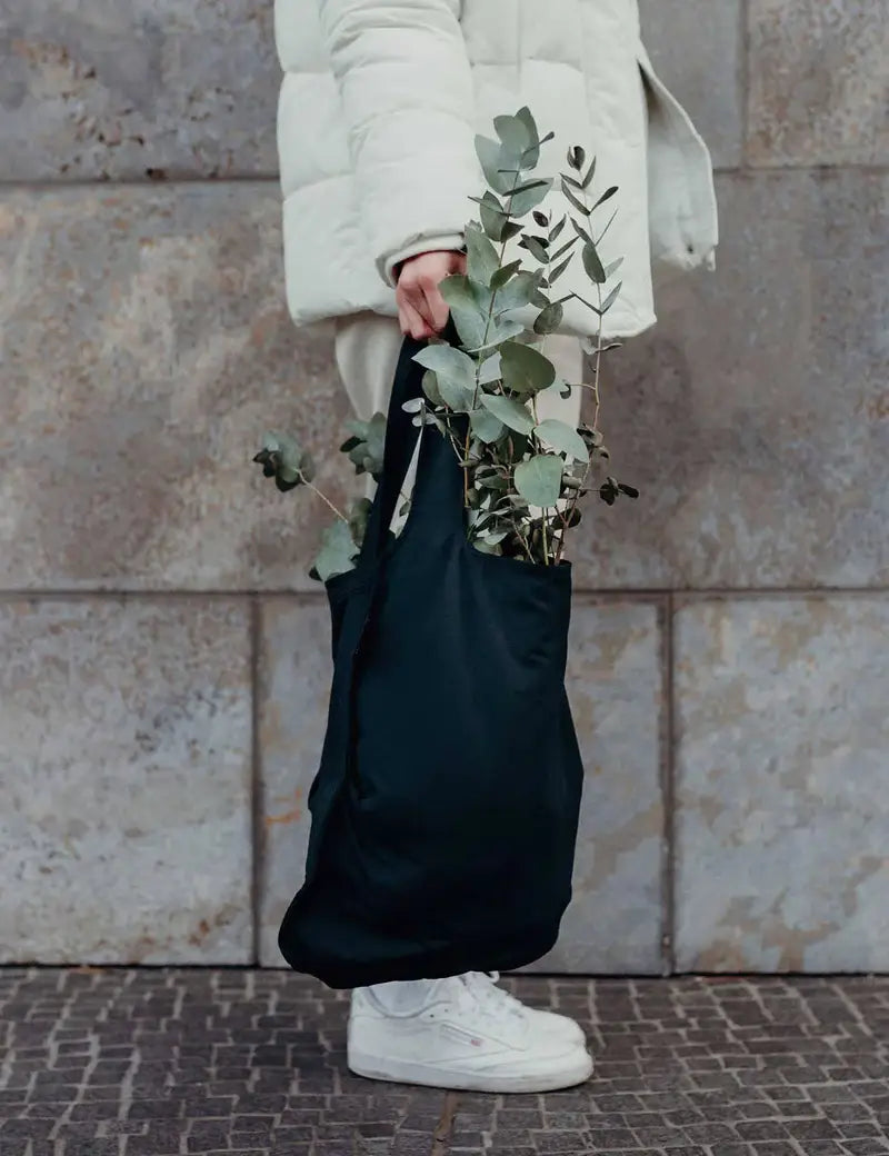 Notabag (Svart) Tote og Ryggsekk, Sammenleggbar (Pre-order)