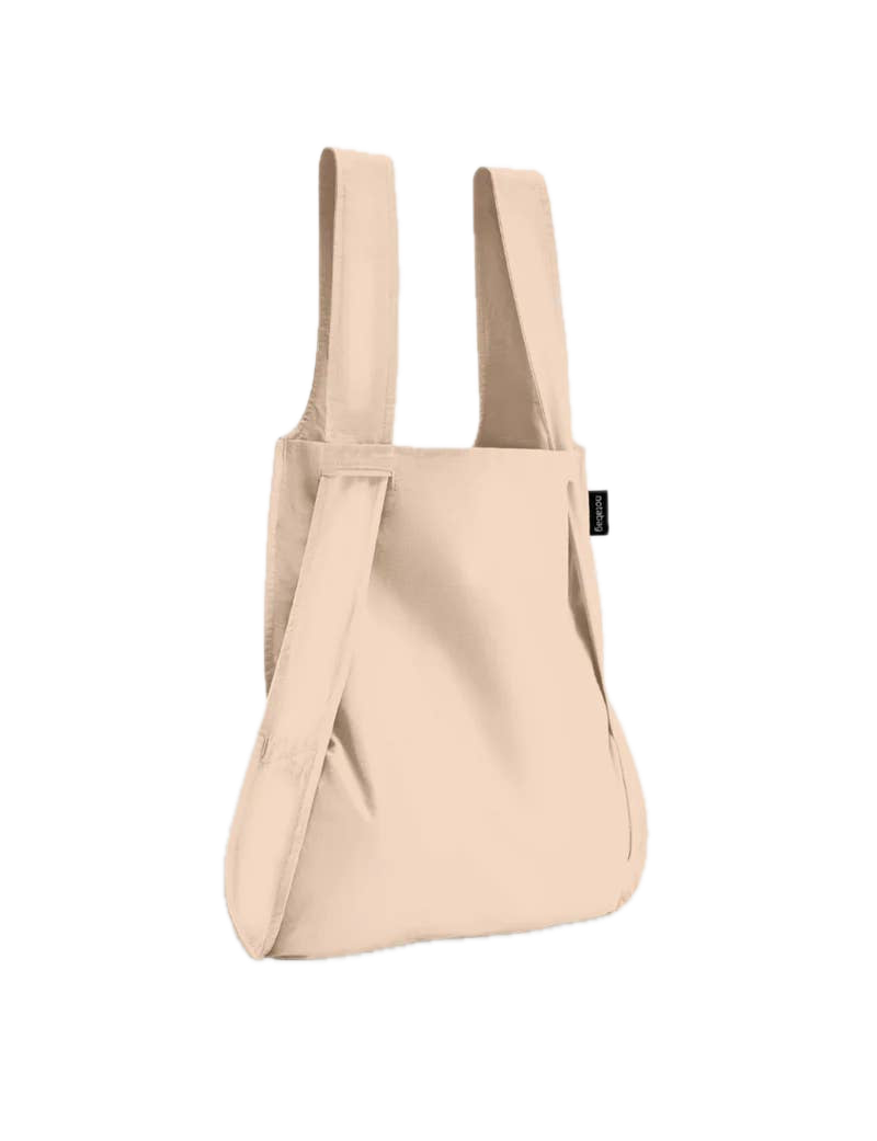 Notabag (Sand) Tote og Ryggsekk, Sammenleggbar (Pre-order)